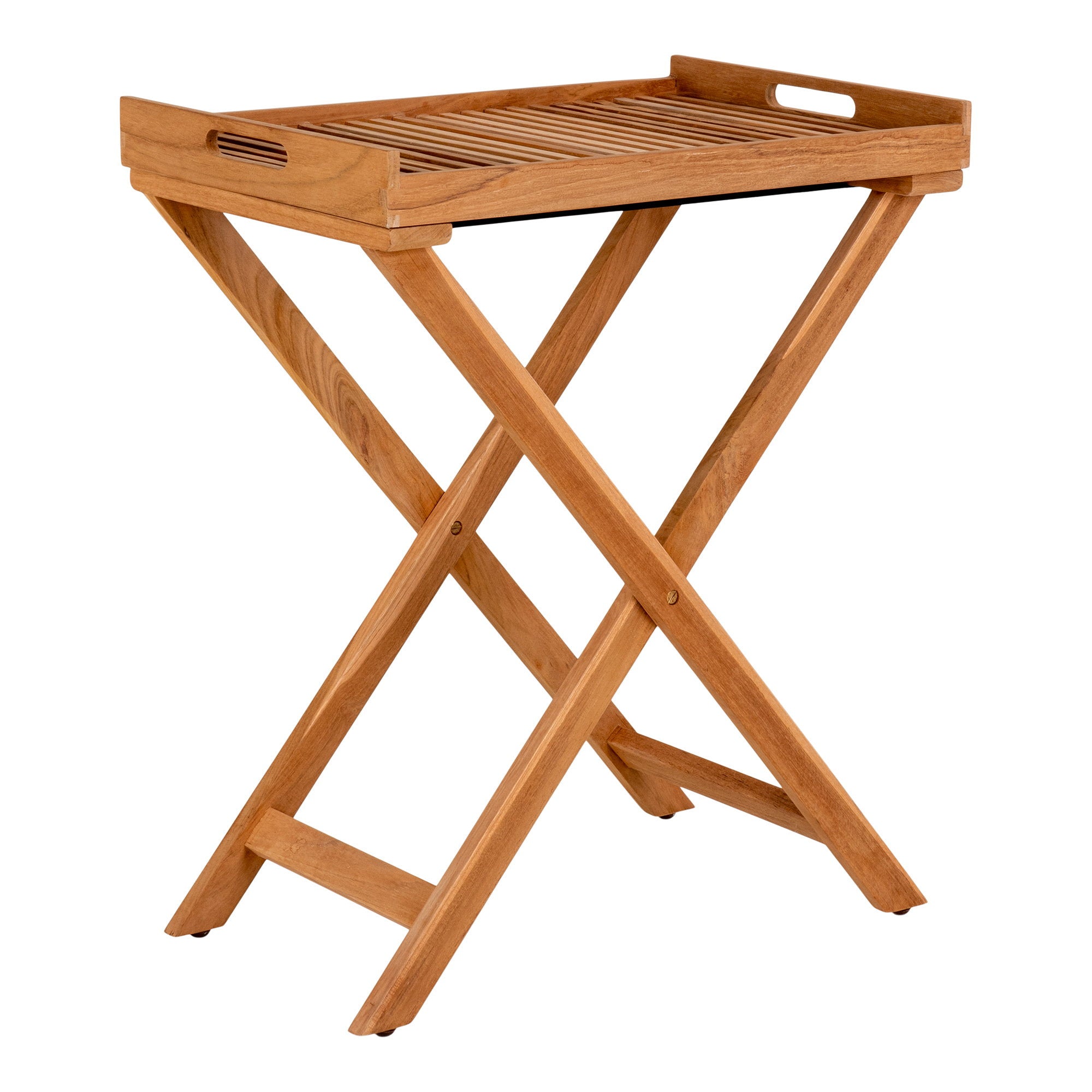 Ronda Dienbladtafel - Teak, naturel 60x40x70 cm