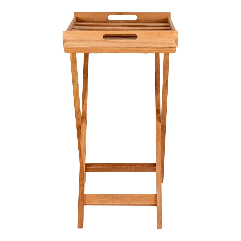 Ronda Dienbladtafel - Teak, naturel 60x40x70 cm