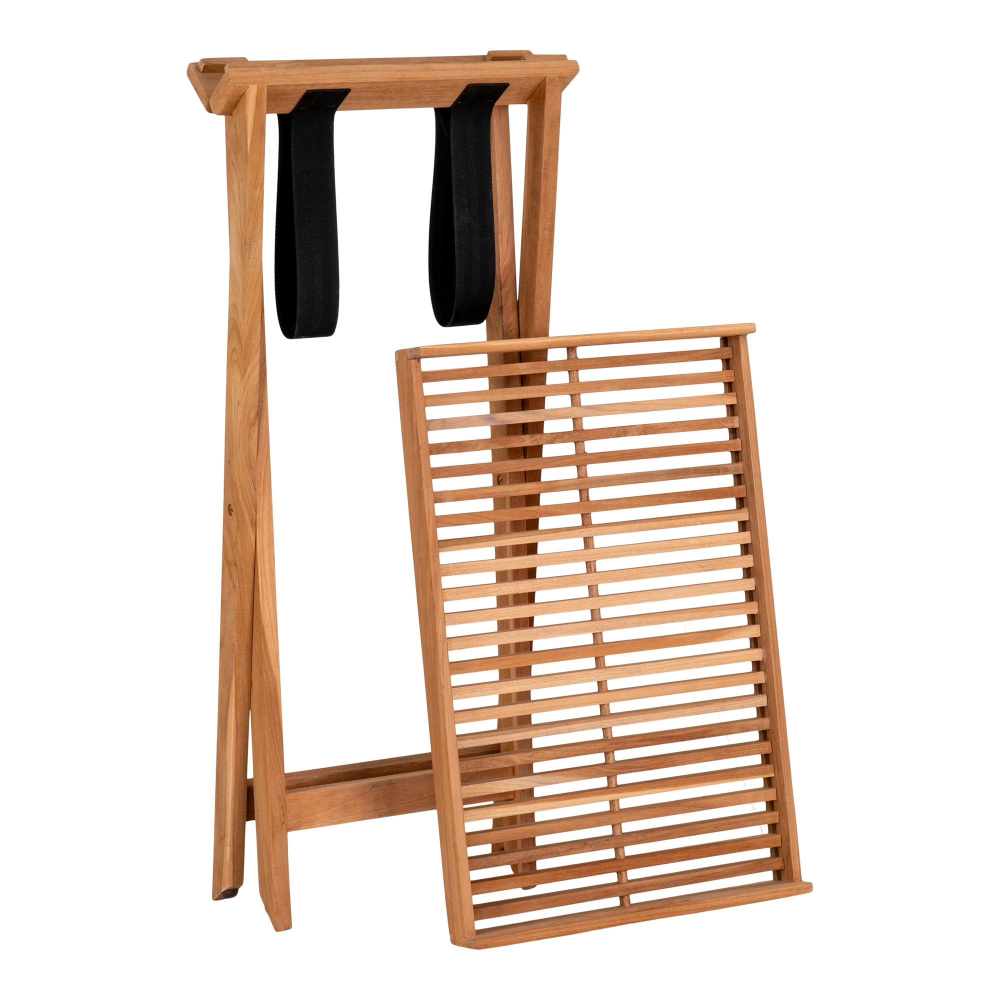 Ronda Dienbladtafel - Teak, naturel 60x40x70 cm