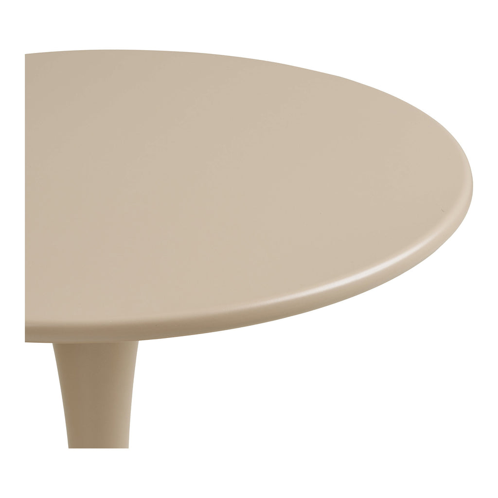 Meira Bistrotafel - Staal, taupe Ø60x72 cm