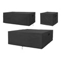 Luxury Hoes - Luxe beschermhoes voor modulaire set, 210g/m² 600D polyester met PU-coating, waterafstotend, zwart, set van 3