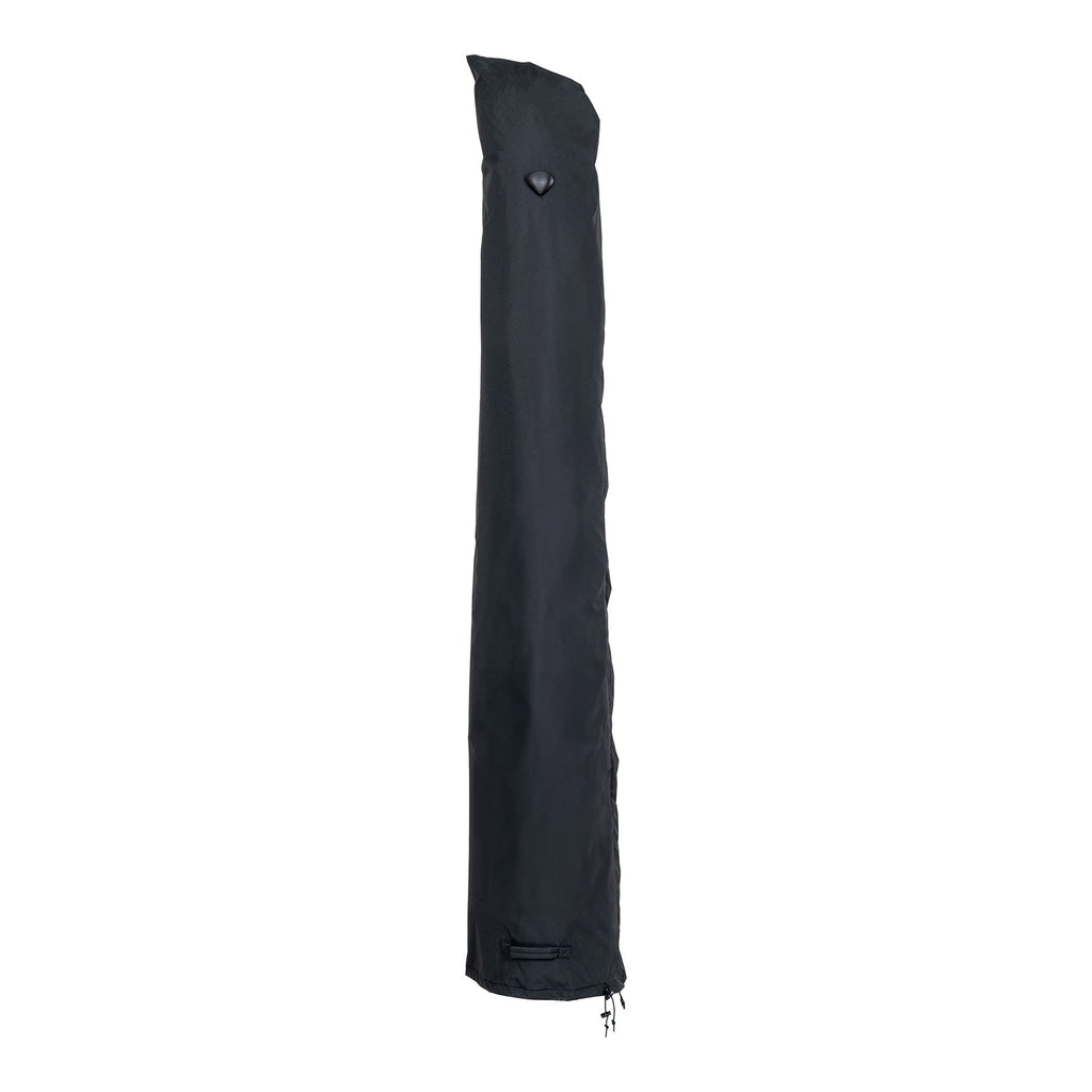 Luxury Hoes - Luxe beschermhoes voor markiesparasol, 210g/m² 600D polyester met PU-coating, waterafstotend, zwart