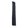 Luxury Hoes - Luxe beschermhoes voor markiesparasol, 210g/m² 600D polyester met PU-coating, waterafstotend, zwart