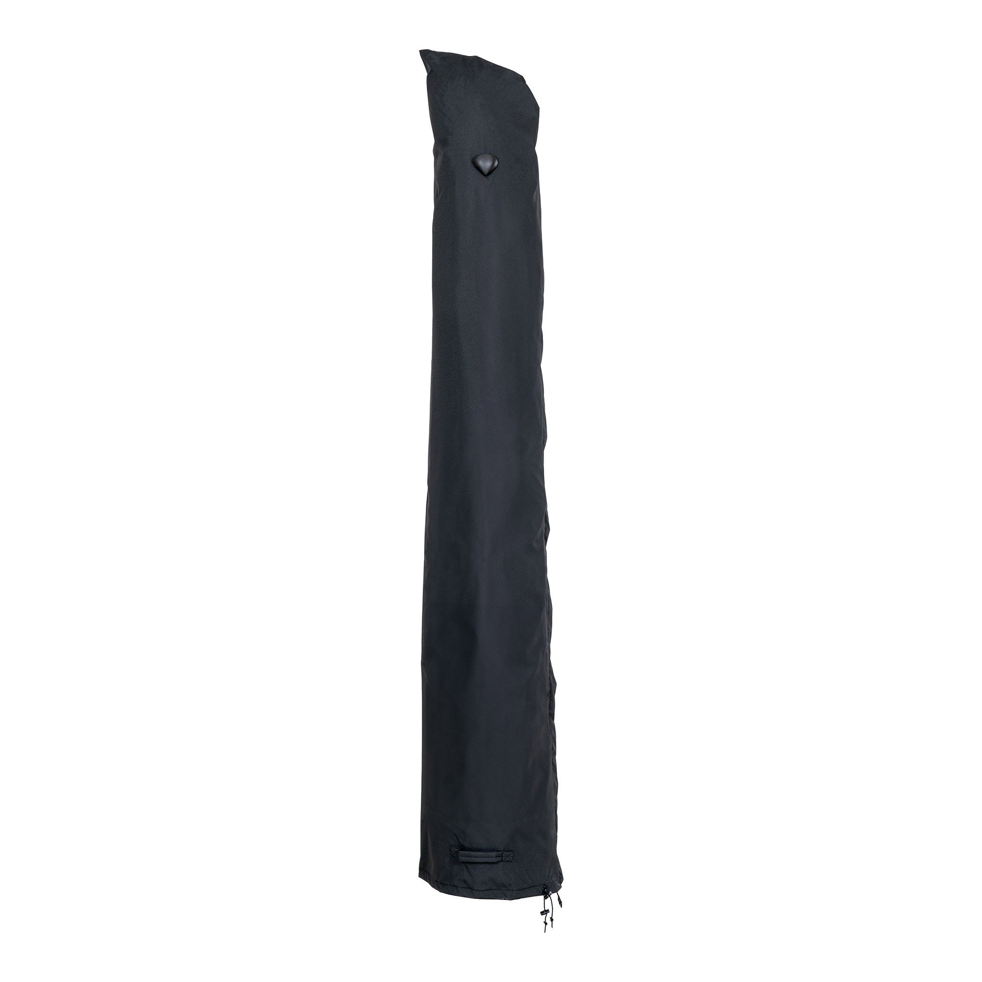 Luxury Hoes - Luxe beschermhoes voor markiesparasol, 210g/m² 600D polyester met PU-coating, waterafstotend, zwart