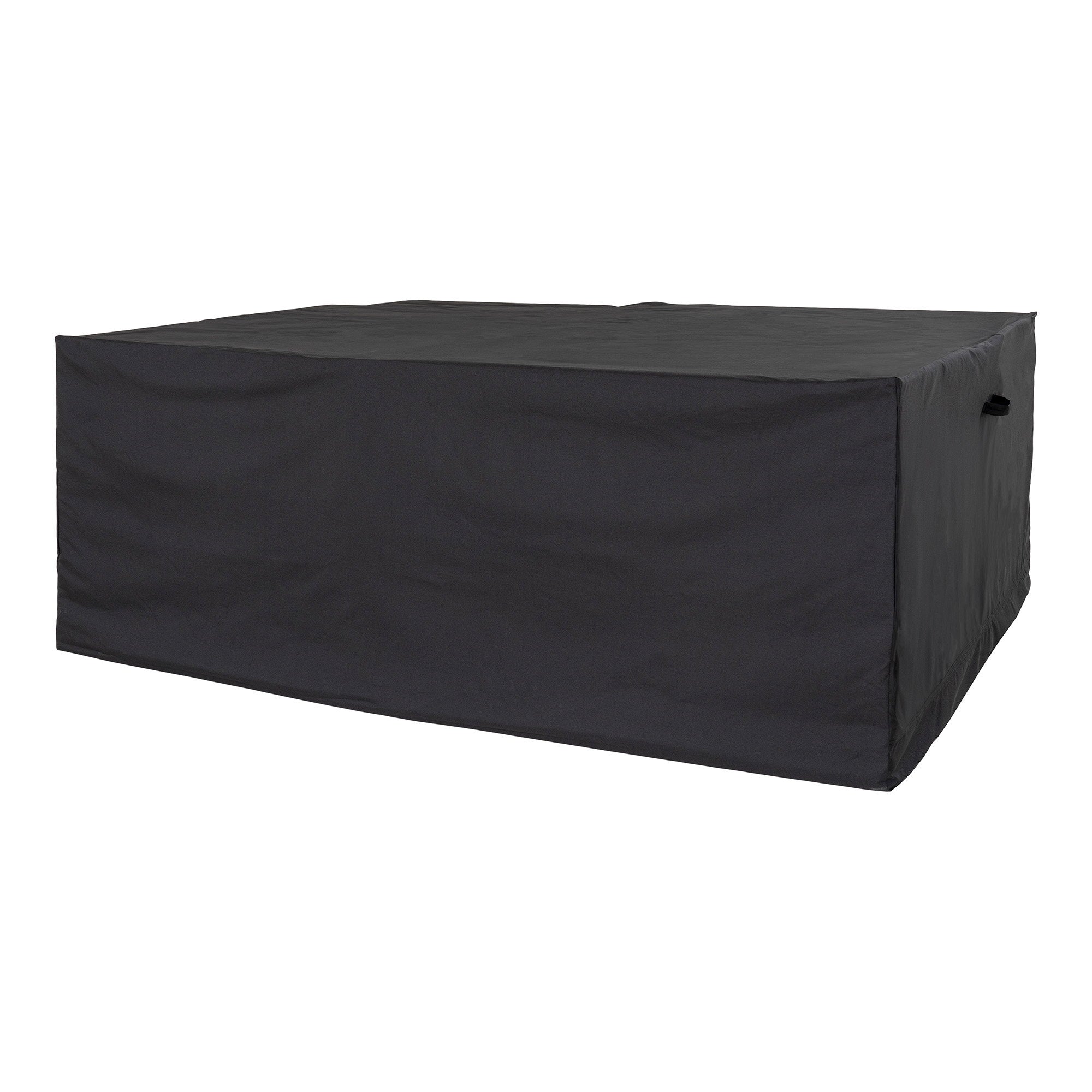Luxury Hoes - Luxe beschermhoes voor tafel met 6 stoelen, 210g/m² 600D polyester met PU-coating, waterafstotend, zwart