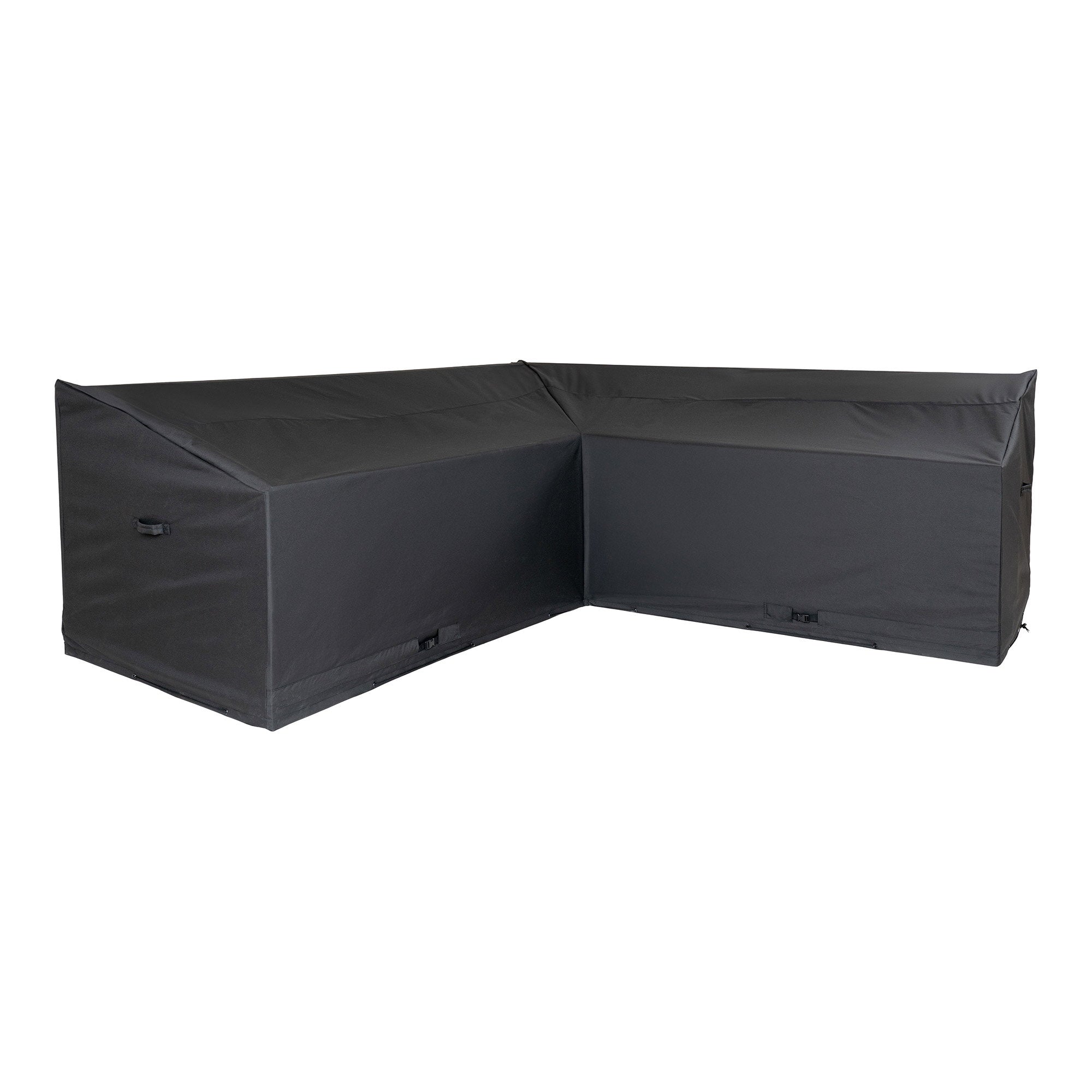 Luxury Hoes - Luxe beschermhoes voor hoekset, links- of rechtsgericht, 210g/m² 600D polyester met PU-coating, waterafstotend, zwart