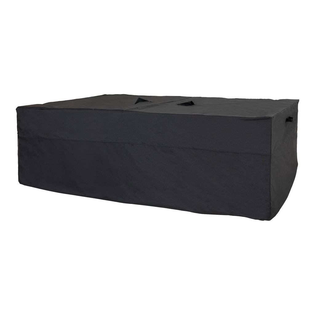 Luxury Hoes - Luxe beschermhoes voor lounge- en bankstellen, 210g/m² 600D polyester met PU-coating, waterafstotend, zwart