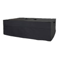 Luxury Hoes - Luxe beschermhoes voor lounge- en bankstellen, 210g/m² 600D polyester met PU-coating, waterafstotend, zwart