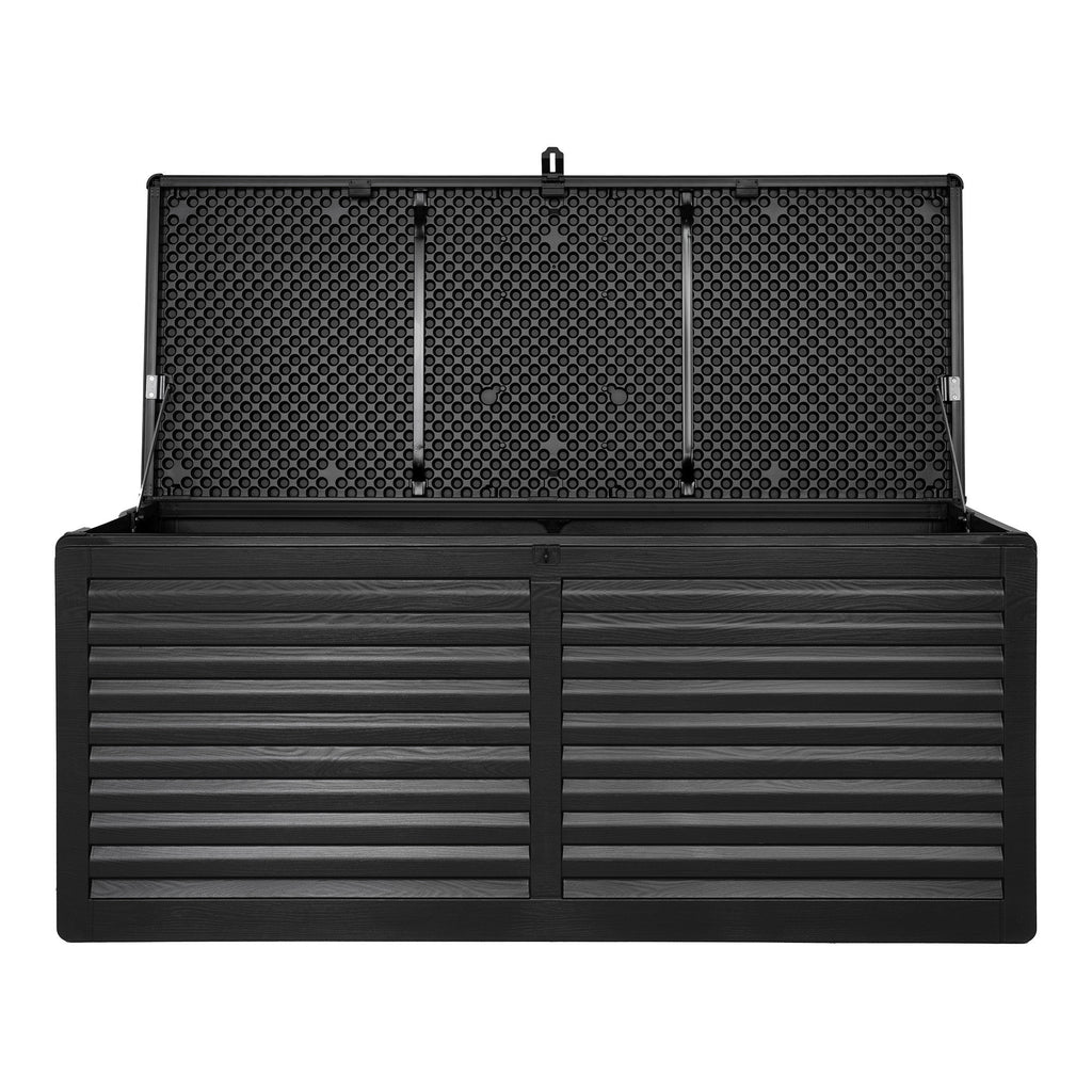 Dubrovnik Kussenbox - Kunststof, zwart 146,5x61x64,5 cm, 490 liter