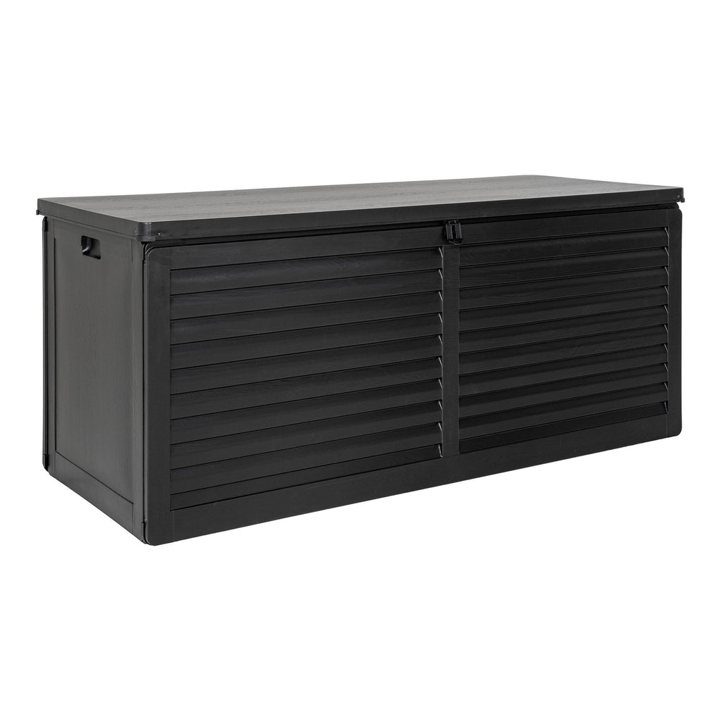 Dubrovnik Kussenbox - Kunststof, zwart 146,5x61x64,5 cm, 490 liter