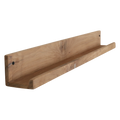 Elements teakhouten wandplank - 75x8x8 cm