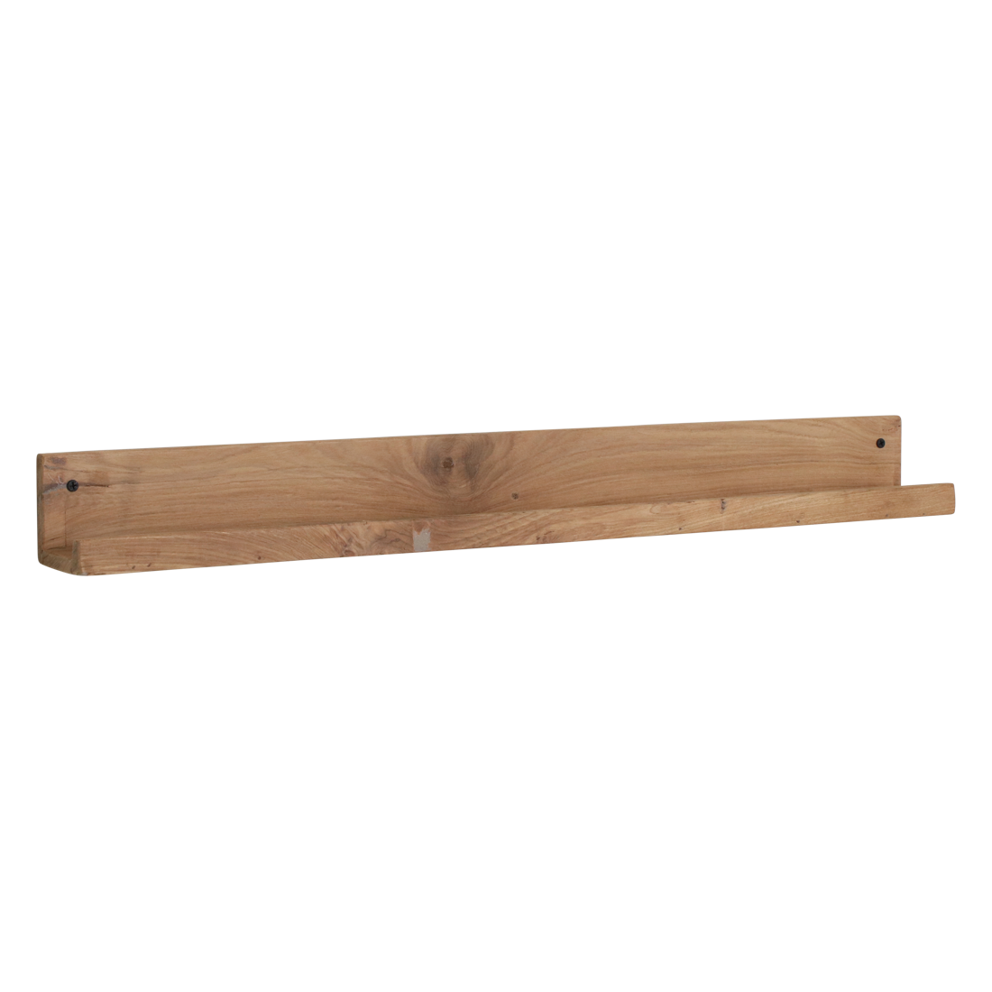 Elements teakhouten wandplank - 75x8x8 cm