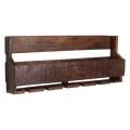 Factory hangend wijnrek - FSC-gerecycled hout - 12x60x28 cm