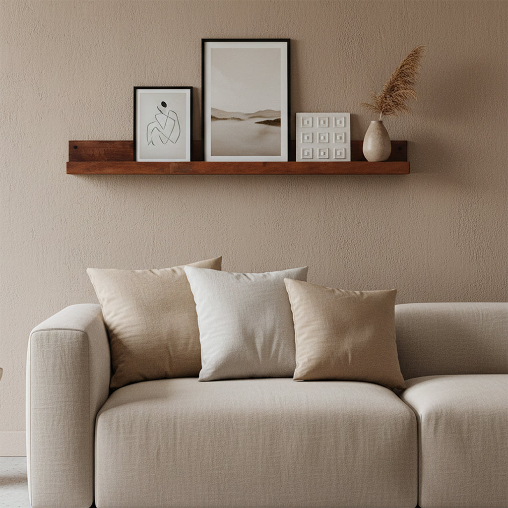 Factory wandplank - FSC-gerecycled hout - 75x8x8 cm