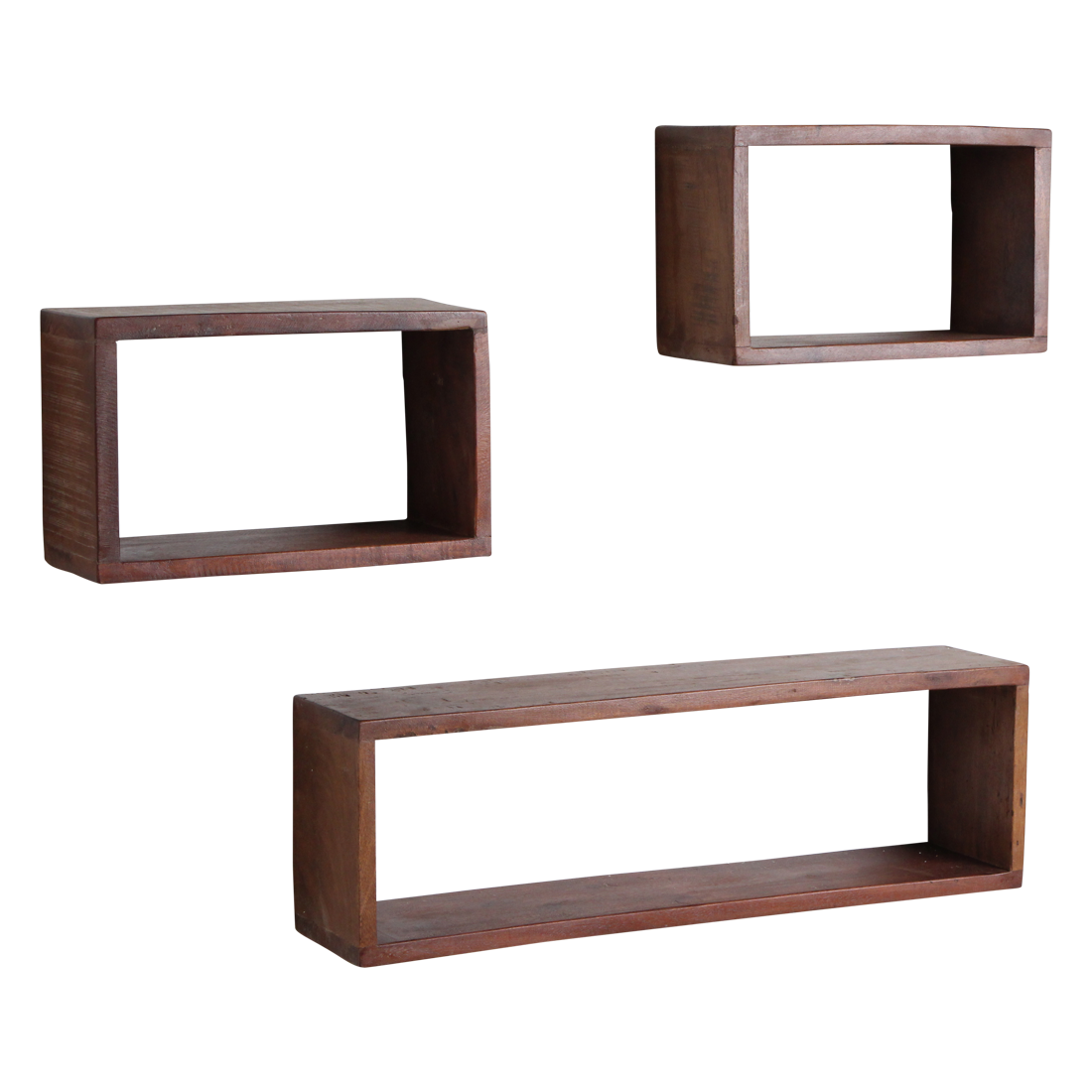 Factory Wandplank Box - FSC-gerecycled hout - 70x15x22 cm