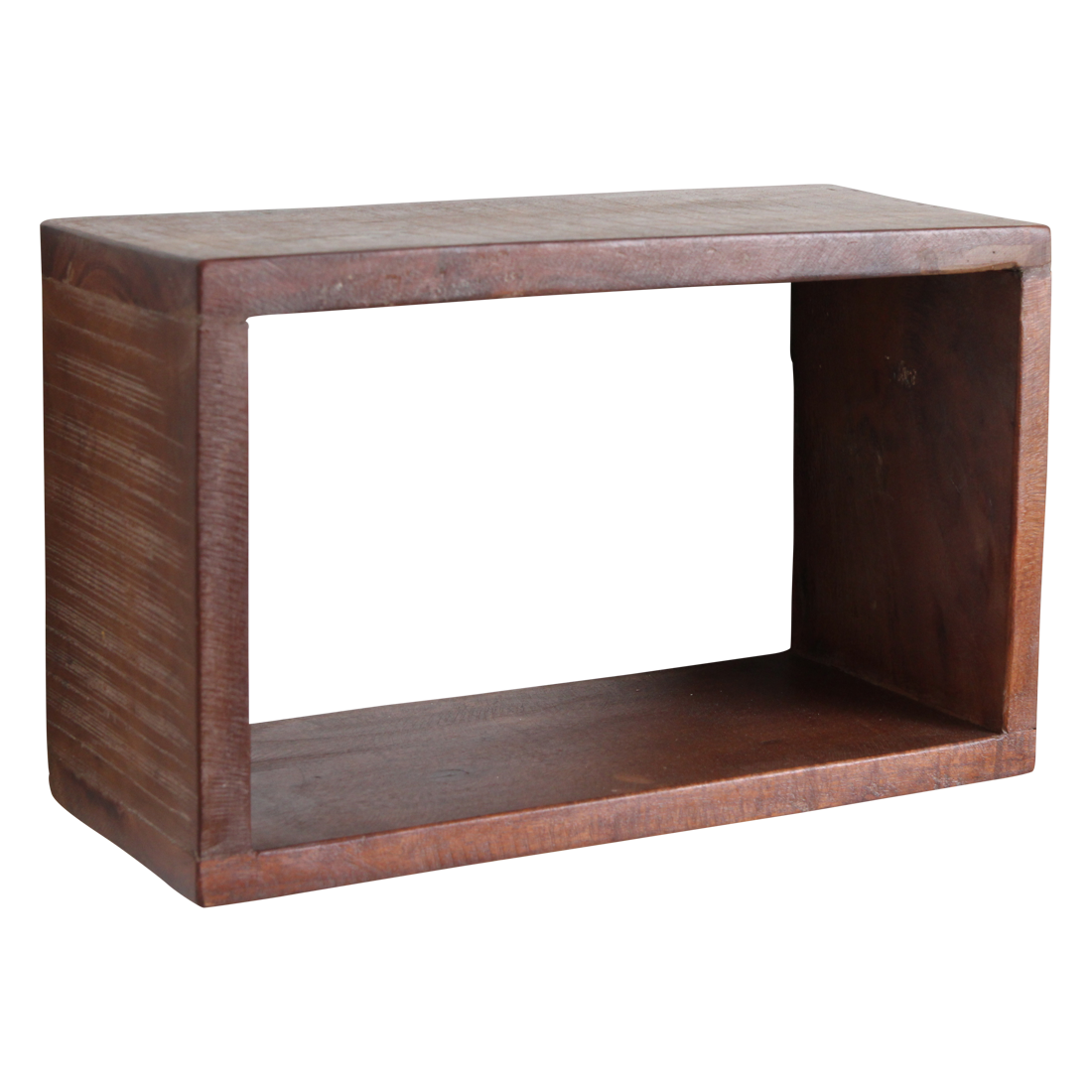 Factory open wandplank rechthoek - FSC gerecycled - 70x15x22 cm