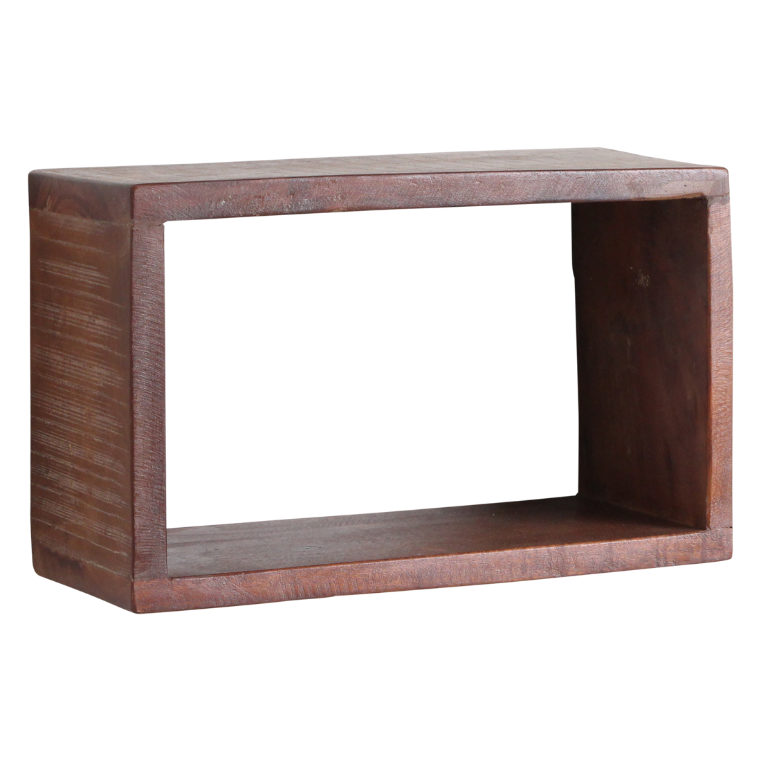 Factory open wandplank rechthoek - FSC gerecycled - 70x15x22 cm