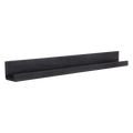 Factory wandplank zwart - FSC-gerecycled hout - 75x8x8 cm