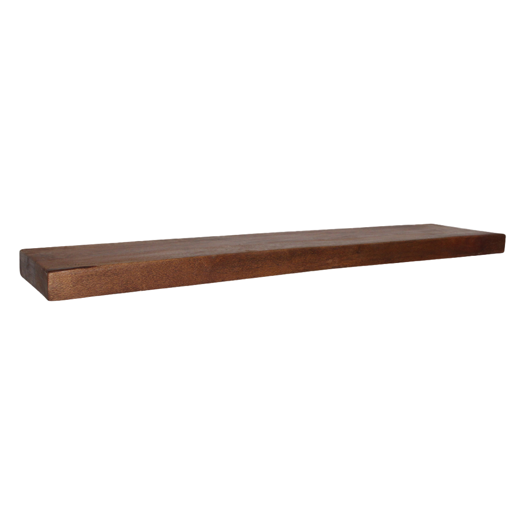 Factory zwevende wandplank - FSC-gerecycled hout - 80x18x3,8 cm