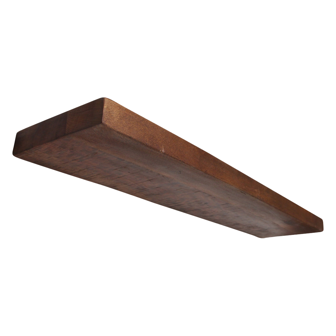 Factory zwevende wandplank - FSC-gerecycled hout - 80x18x3,8 cm