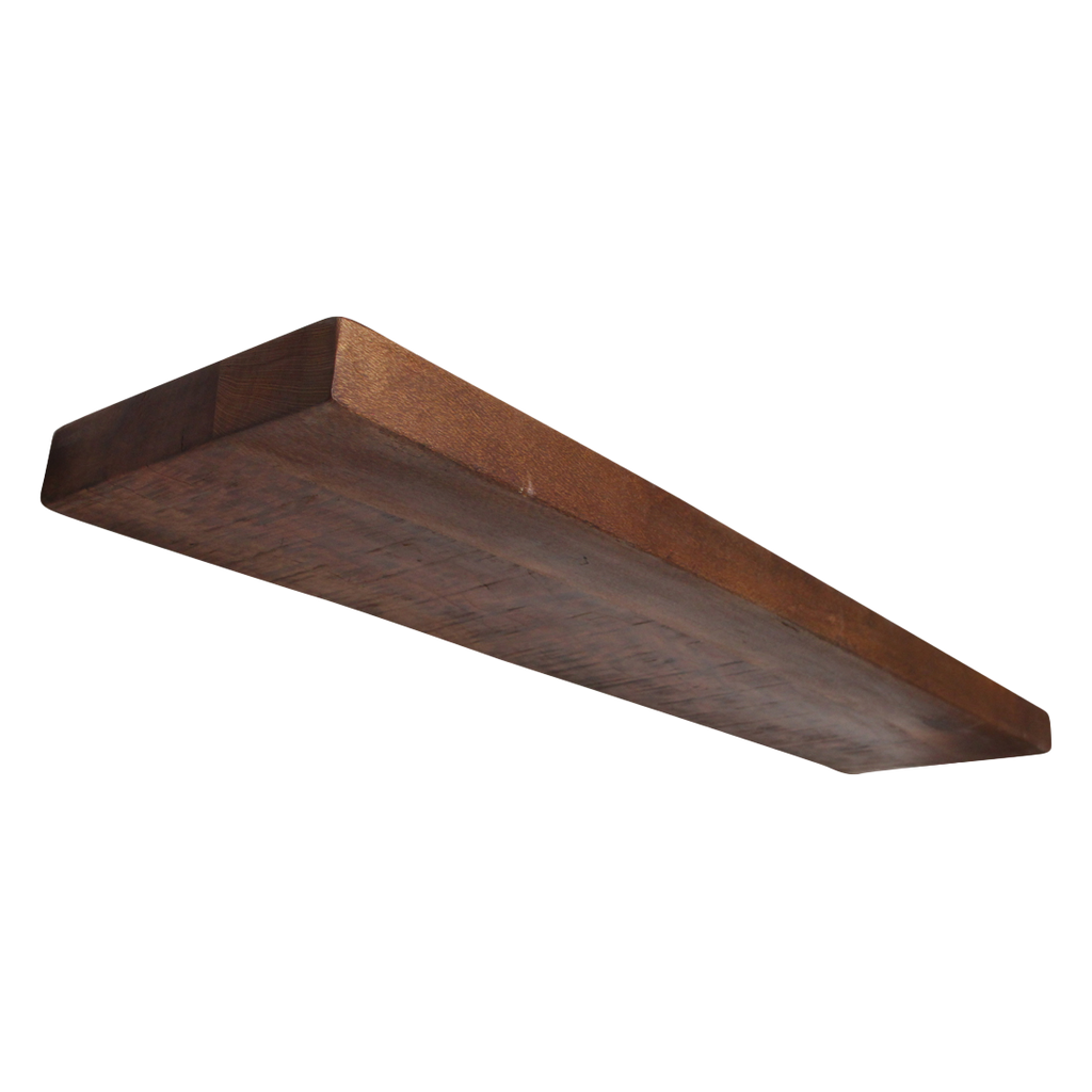 Factory zwevende wandplank - FSC-gerecycled hout - 80x18x3,8 cm