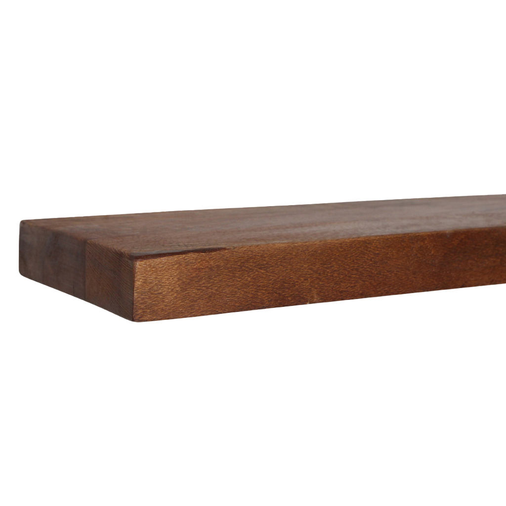 Factory zwevende wandplank - FSC-gerecycled hout - 80x18x3,8 cm