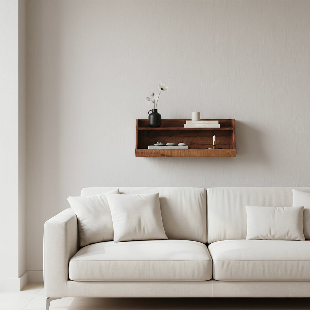 Factory opbergwandplank - FSC-gerecycled hout - 60 cm