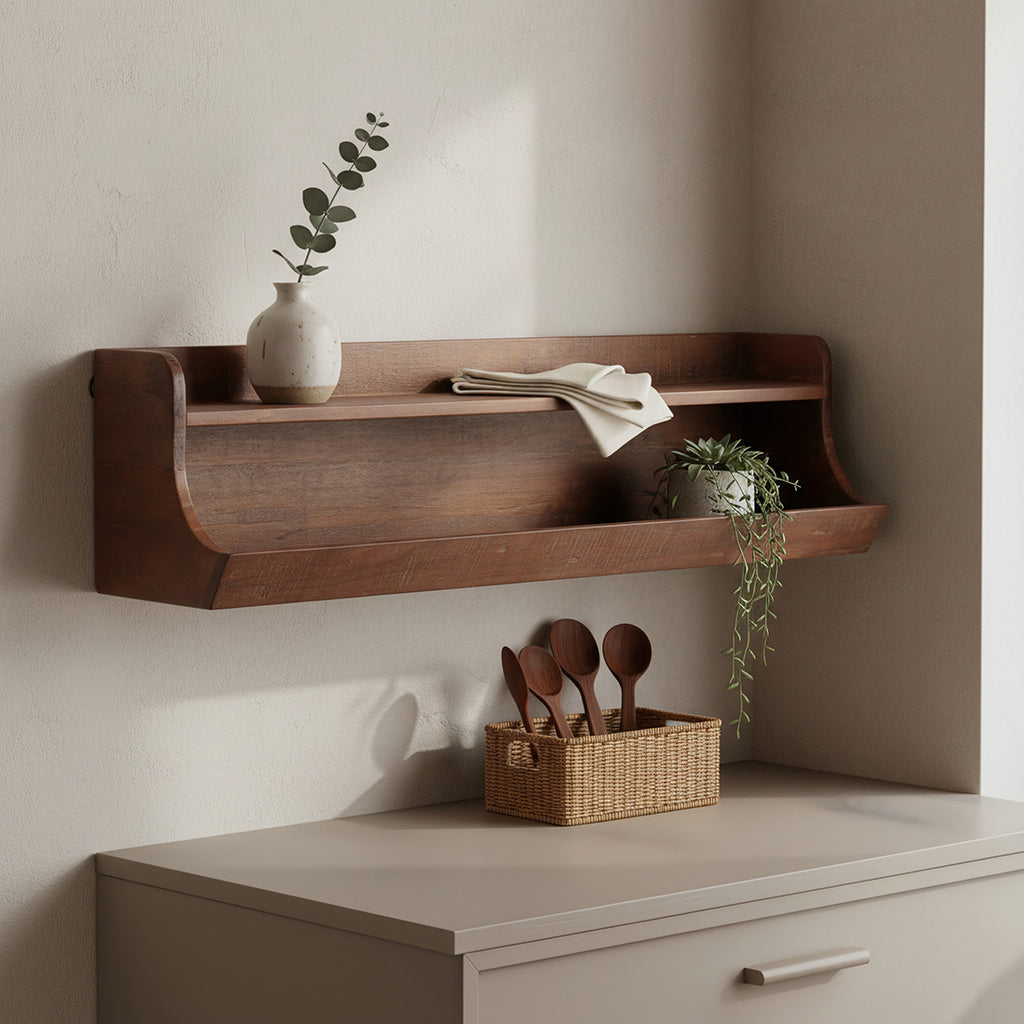 Factory opbergwandplank - FSC-gerecycled hout - 80 cm