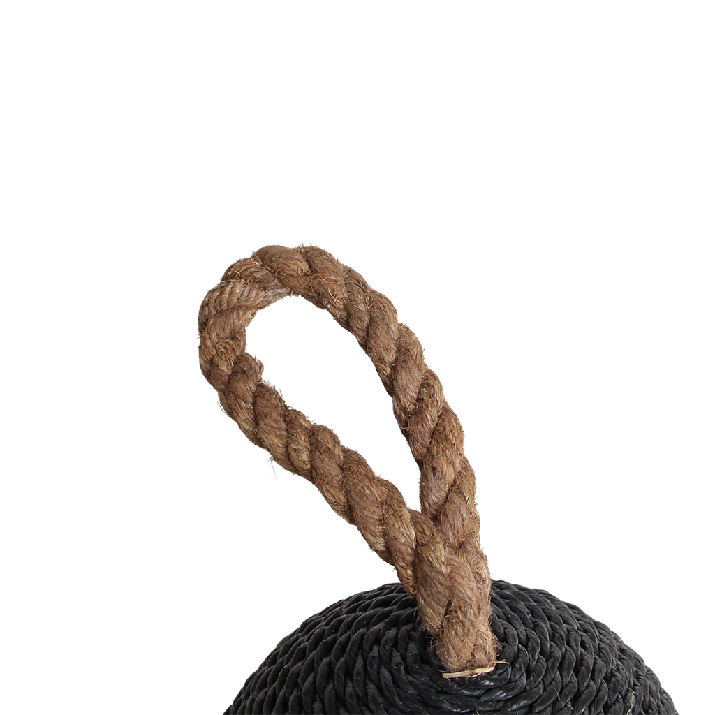 Zwarte deurstopper bomb
