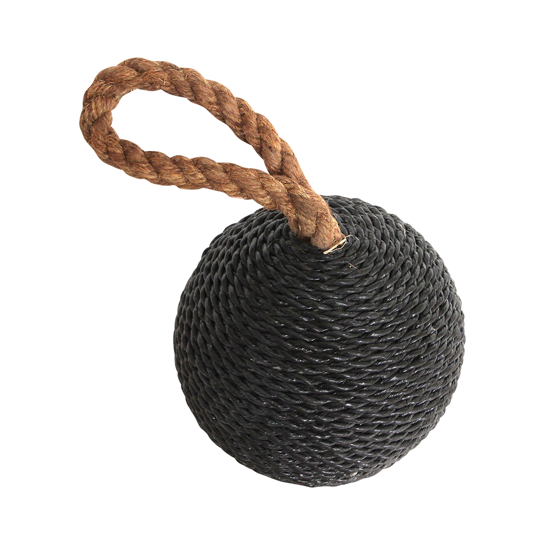 Zwarte deurstopper bomb