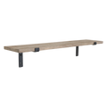 Mangohouten wandplank - 80 cm