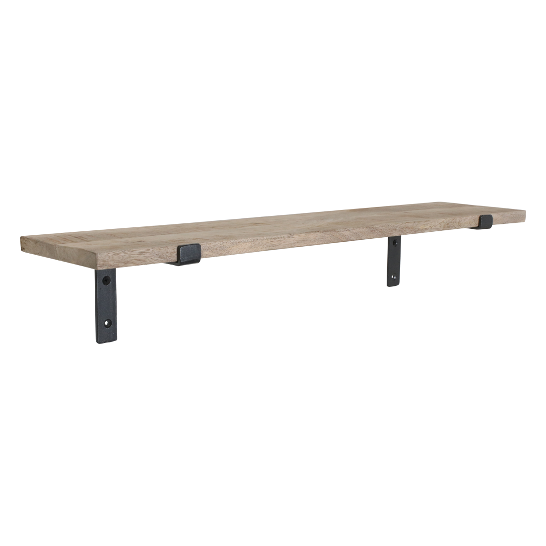 Mangohouten wandplank - 80 cm