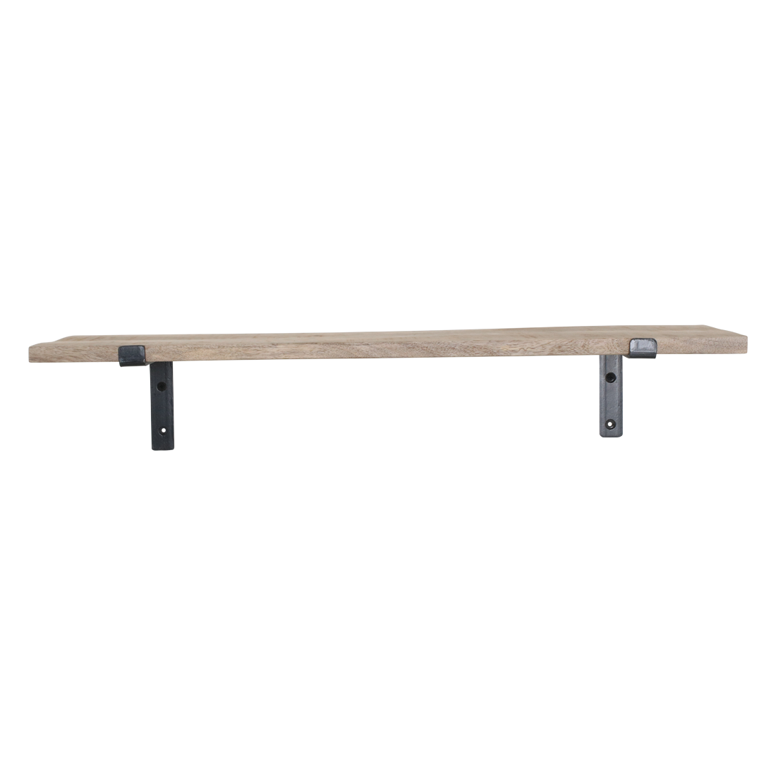Mangohouten wandplank - 80 cm