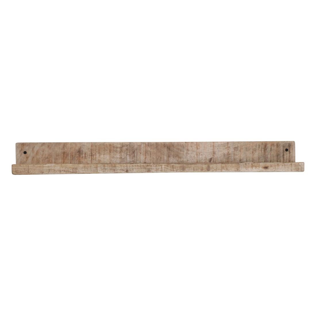 Mangohouten wandplank - Fotolijstplank - 75x8x8 cm