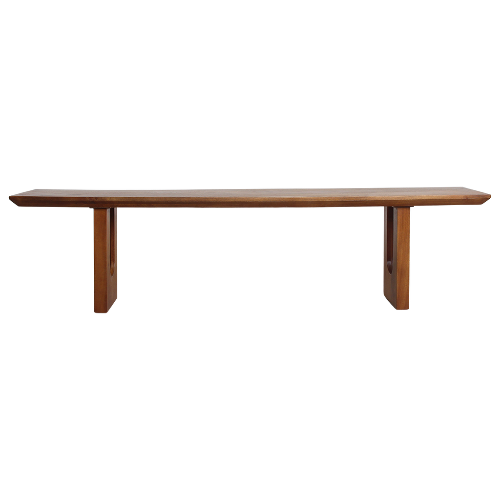 Bullnose Chamfered Mango Wood Dining Bench - 180 cm
