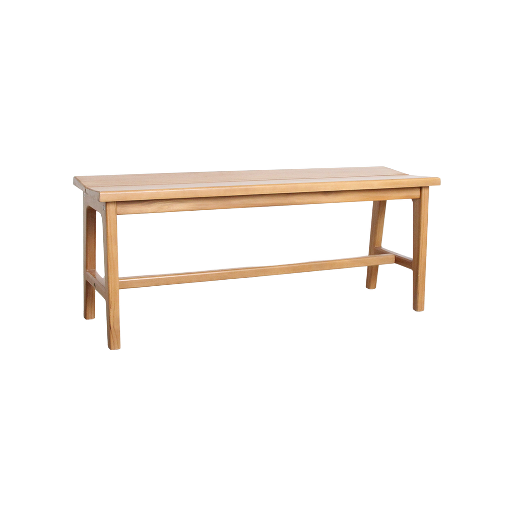 Teakhouten bankje - 120x35x48 cm