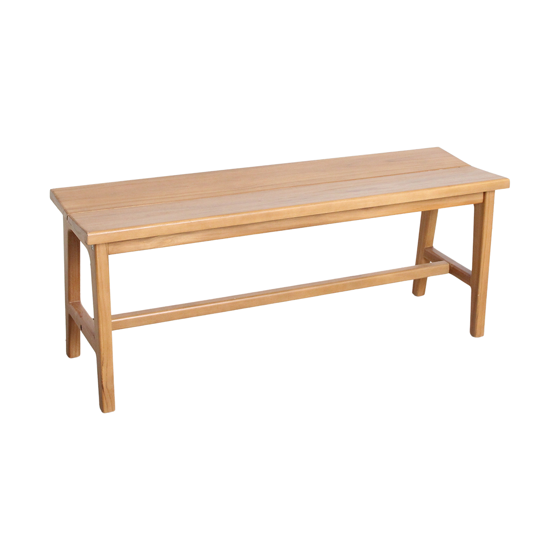 Teakhouten bankje - 120x35x48 cm
