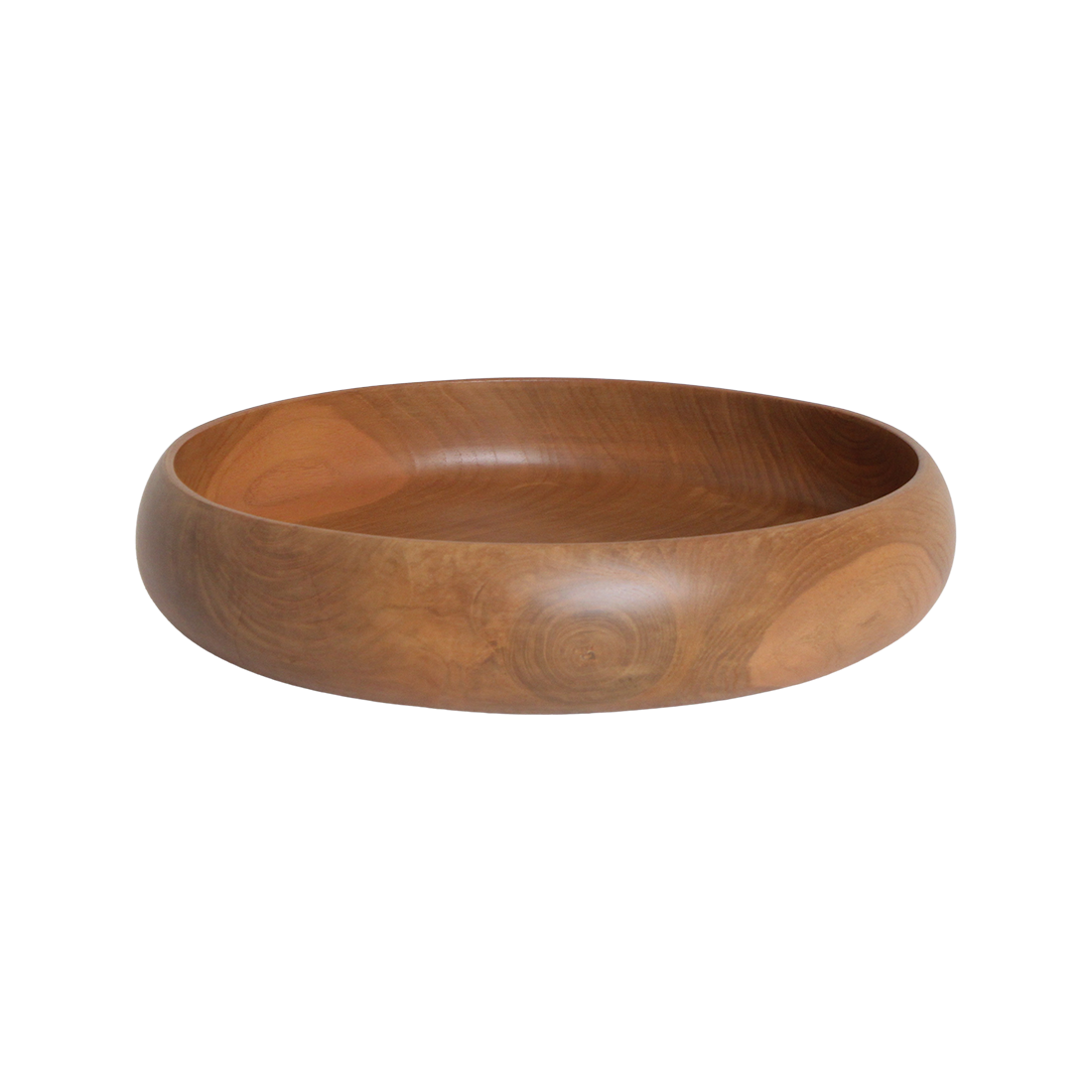 Teakhouten schaal large - Ø 37 cm