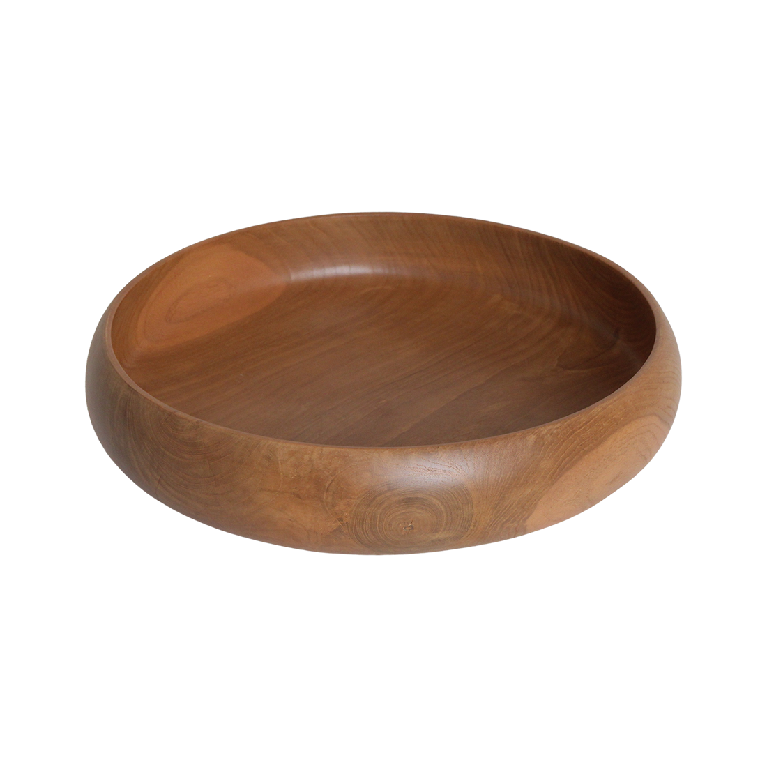Teakhouten schaal large - Ø 37 cm