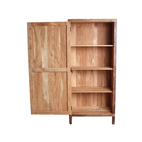 Farmwood 1-deurs kast - FSC-gerecycled hout - 80x40x180 cm