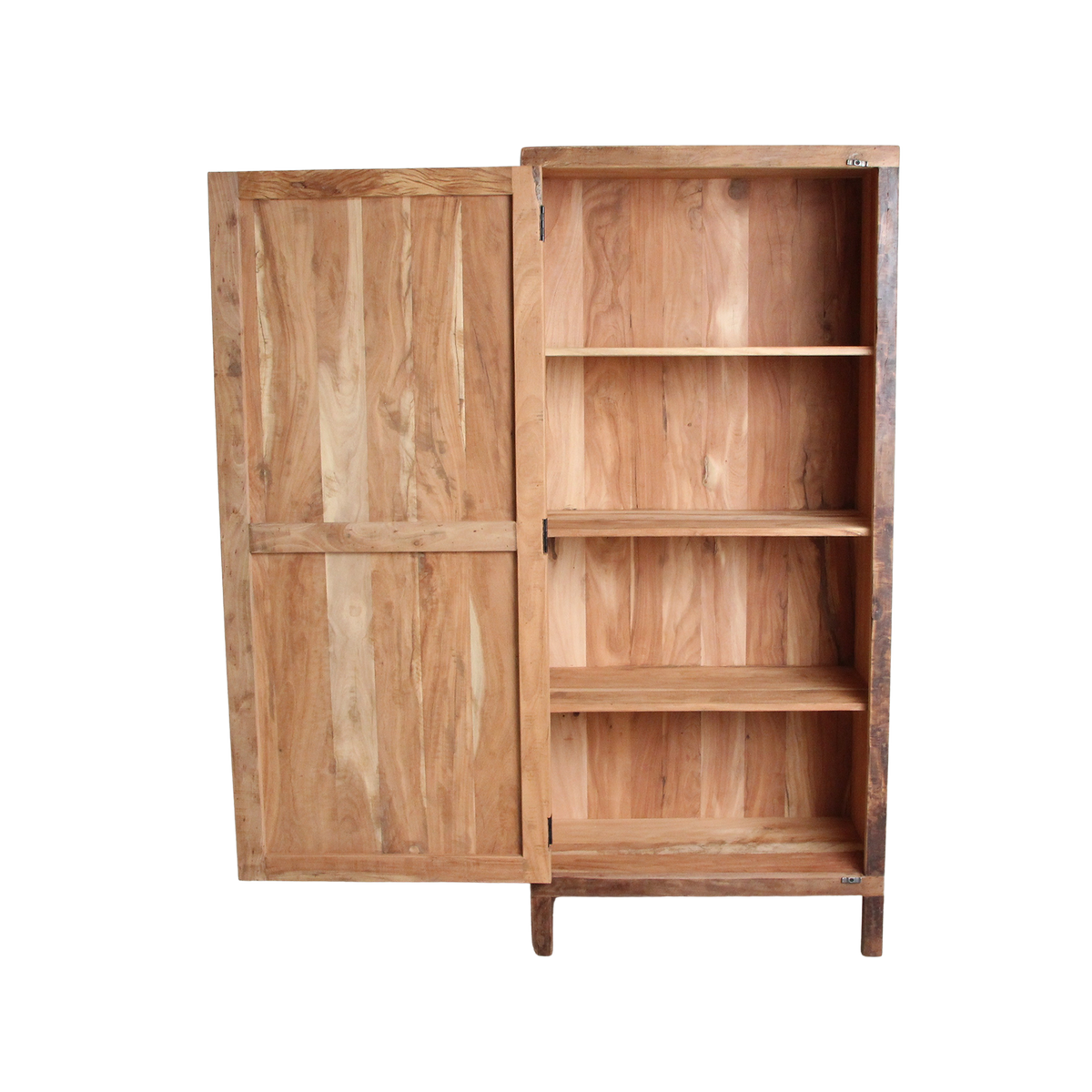 Farmwood 1-door cabinet - FSC-recycled wood - 80x40x180 cm