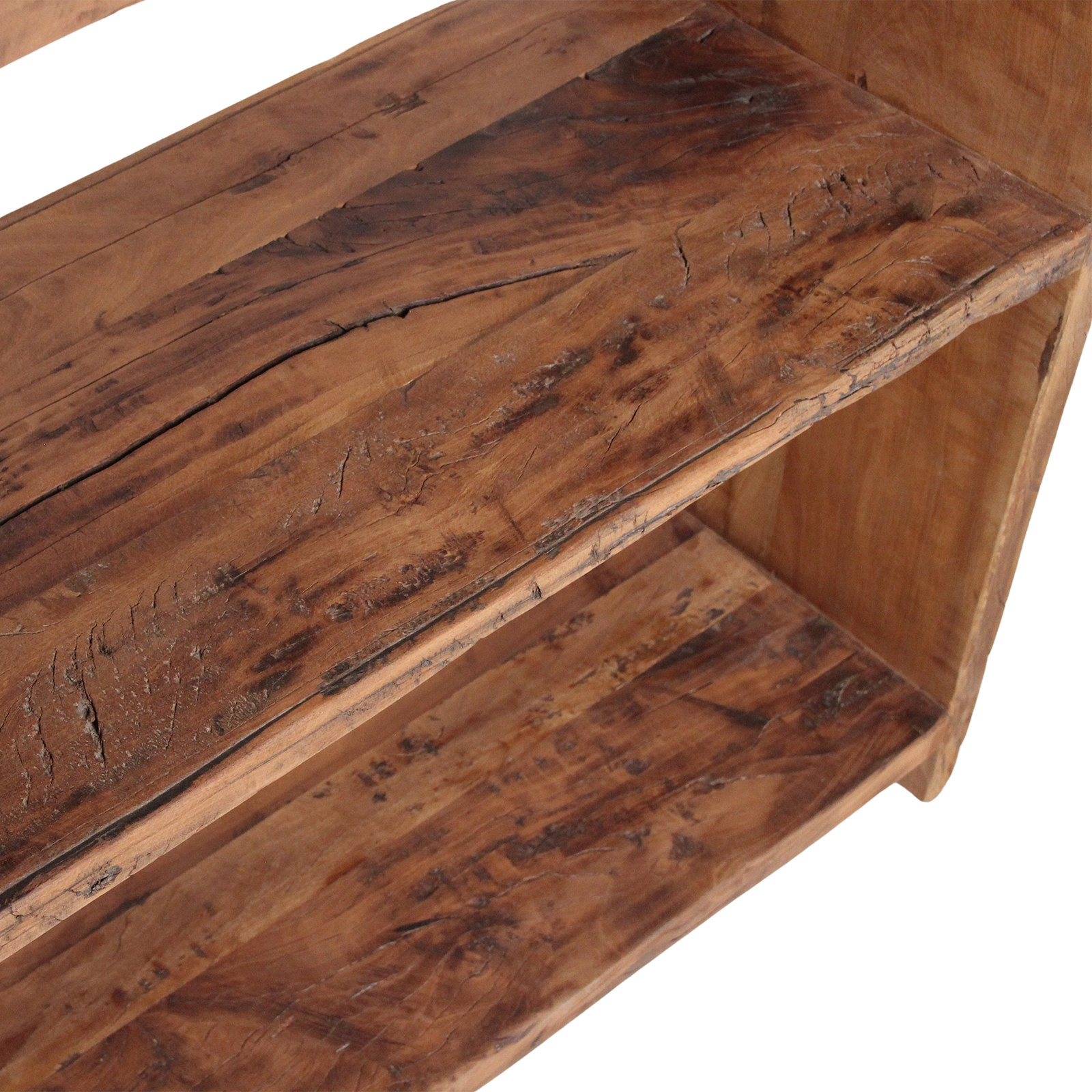 Farmwood opbergrek - FSC-gerecycled hout - 100x37x180 cm