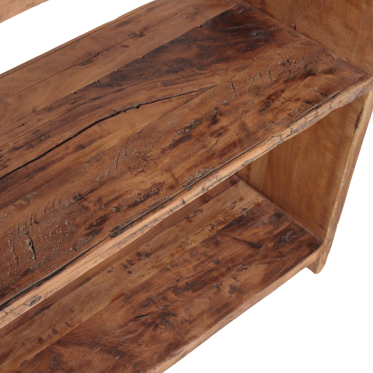 Farmwood opbergrek - FSC-gerecycled hout - 100x37x180 cm