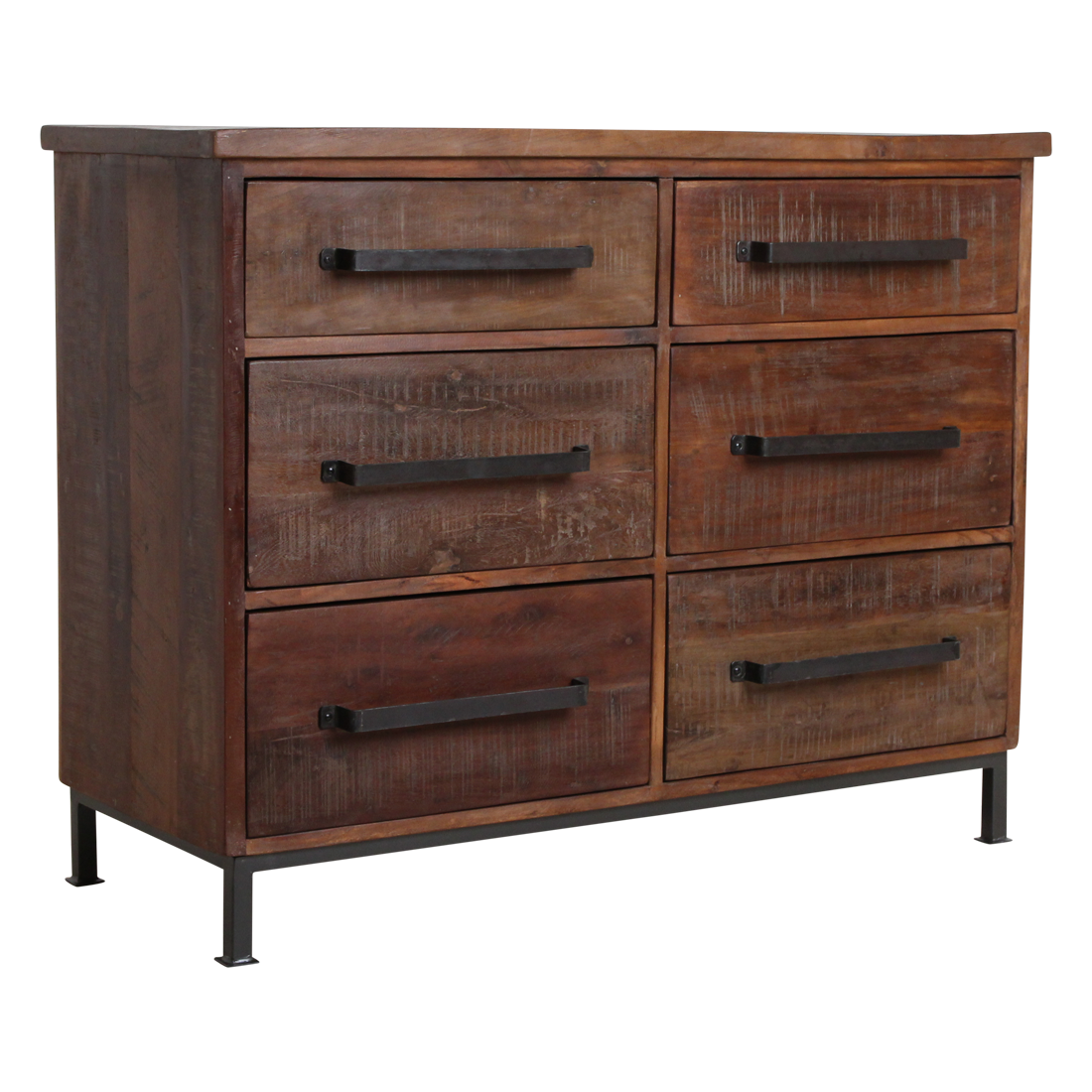 Factory dressoir met 6 laden