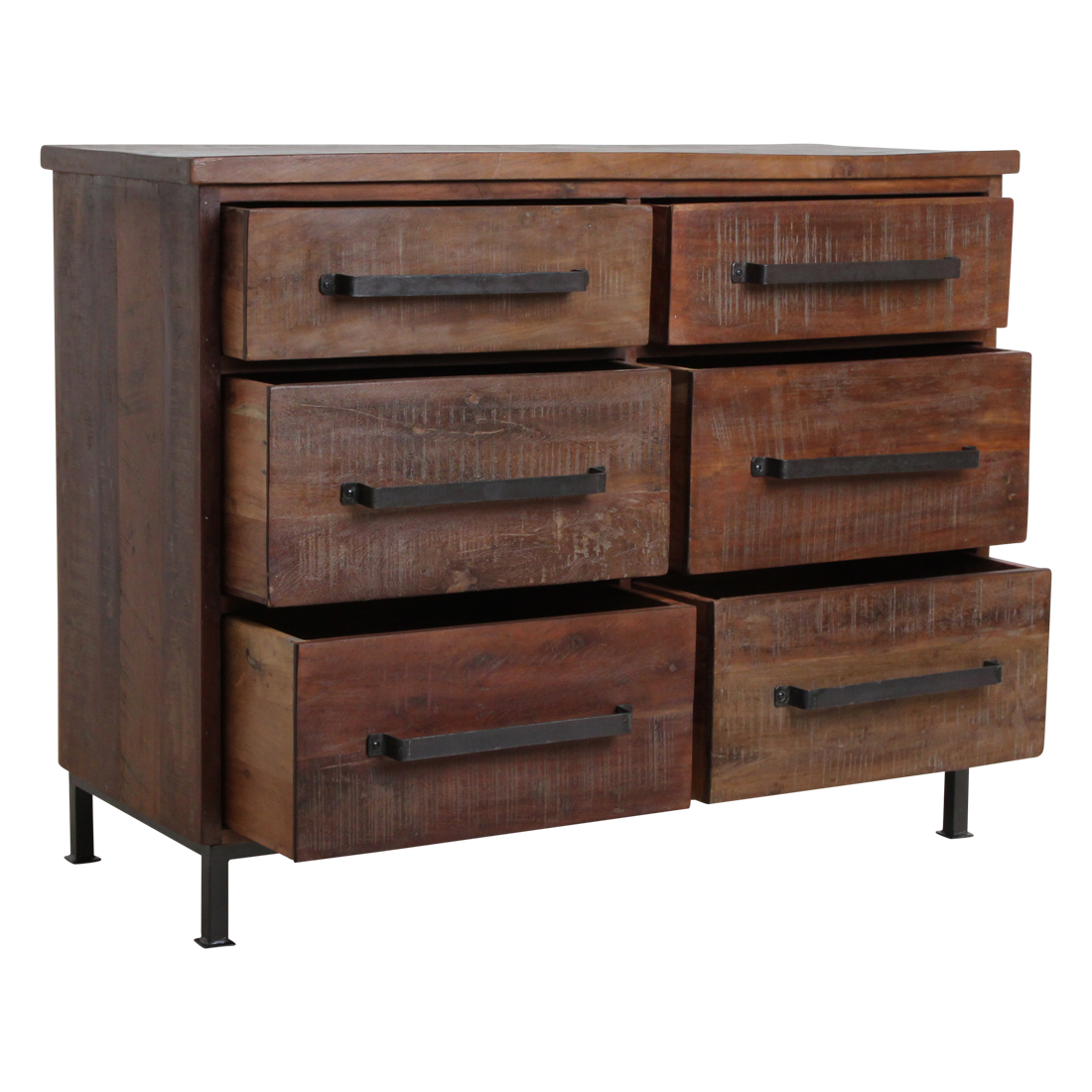 Factory dressoir met 6 laden
