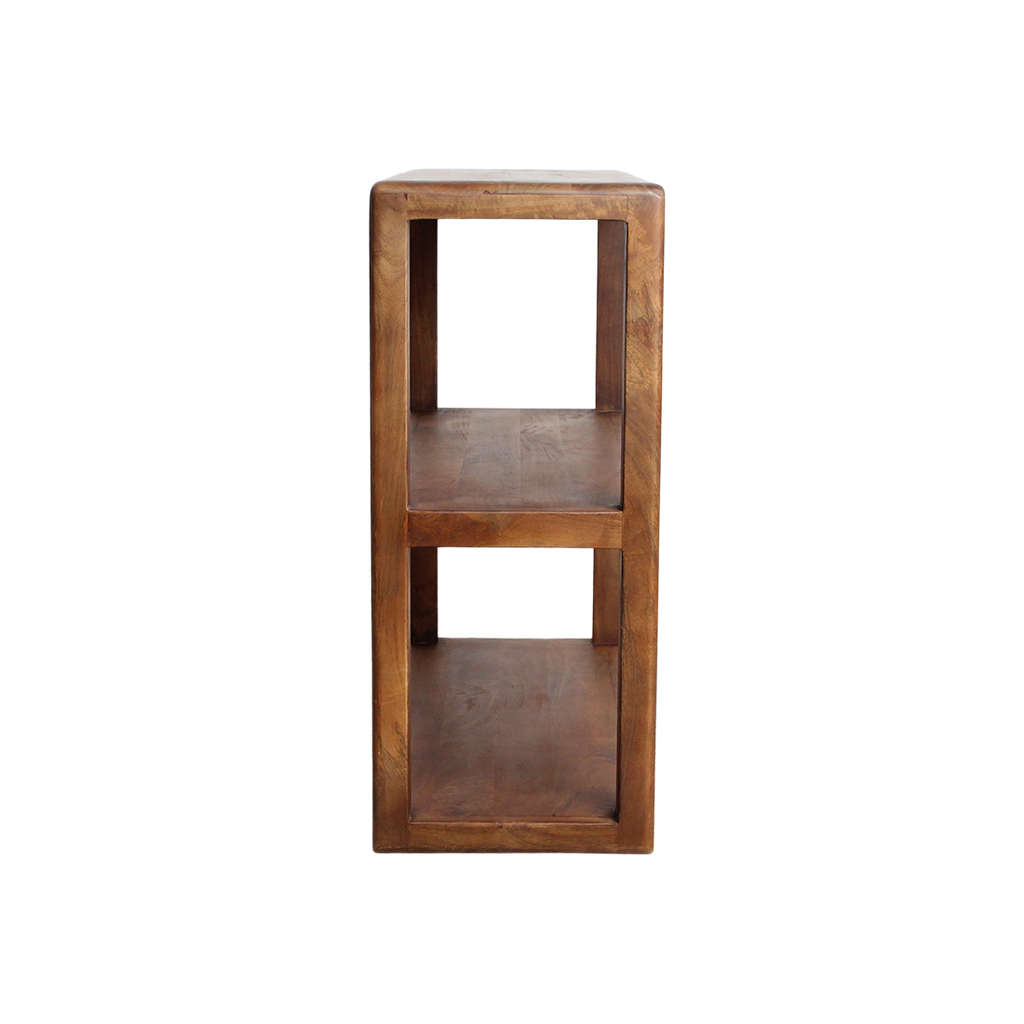 Bullnose mango wood rack - 100x38x100 cm