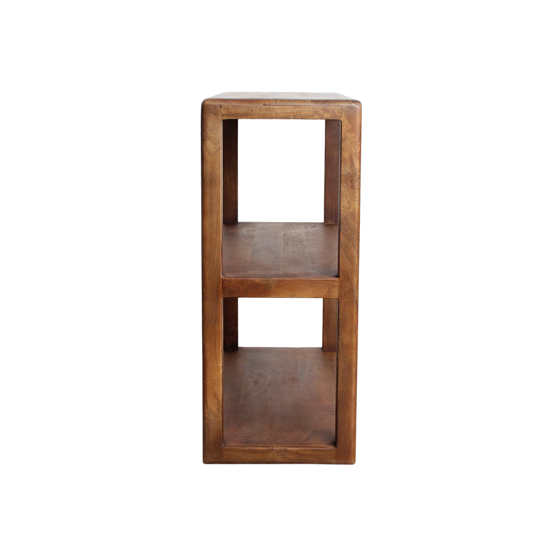 Bullnose mango wood rack - 100x38x100 cm