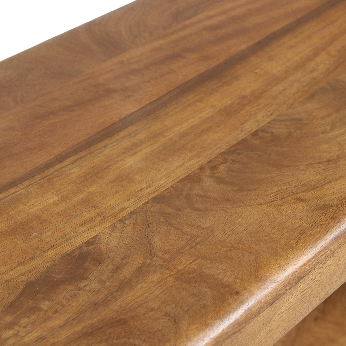 Bullnose mango wood rack - 100x38x100 cm