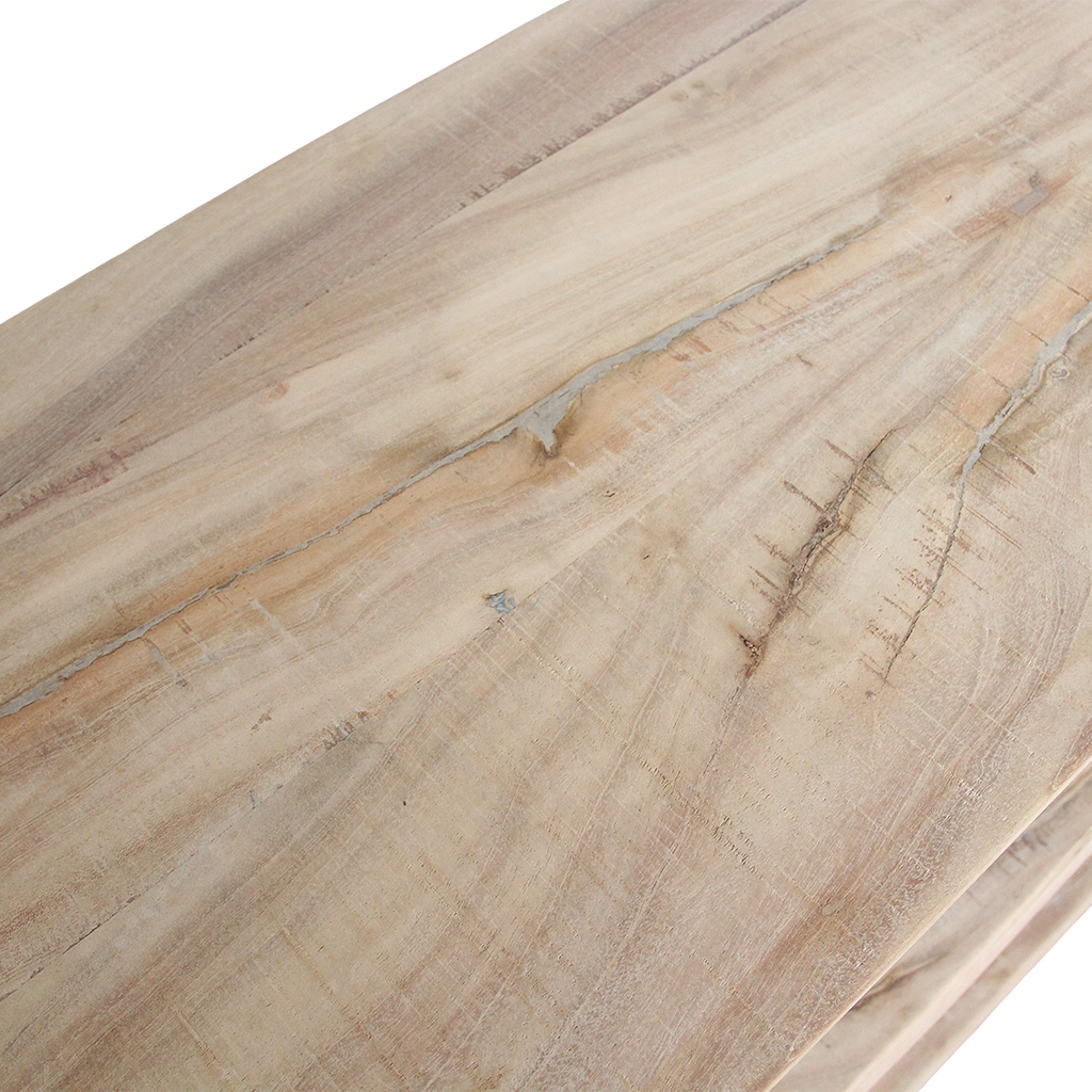 Limewash schoenenrek - 90x35x76 cm