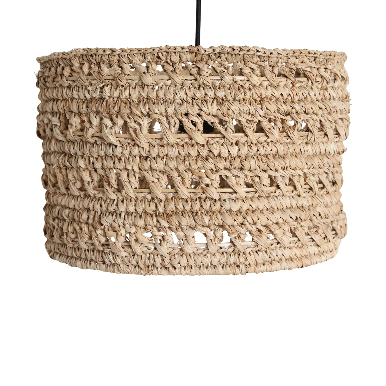 Herba hanglamp van zeegras - Ø 30x20 cm